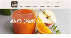 Desktop Screenshot of livinggreensjuice.com